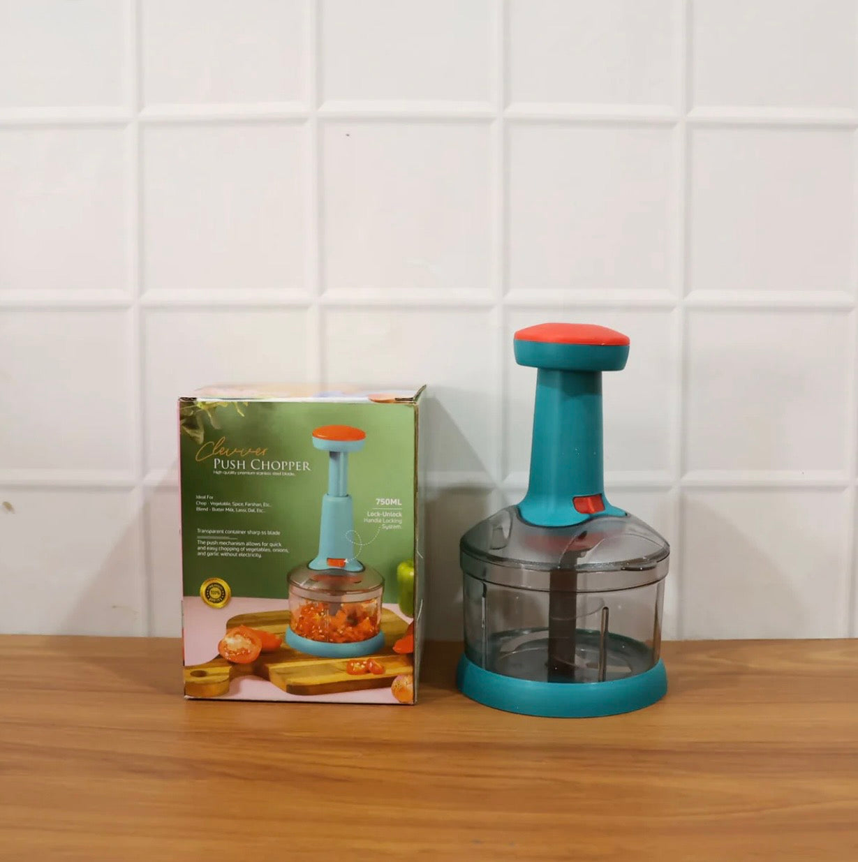 2 Cup Manual Push Food Chopper Pro