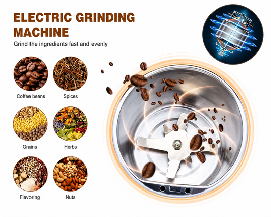 Mini Electric Mixer Grinder – Portable Powerful Grinding Machine