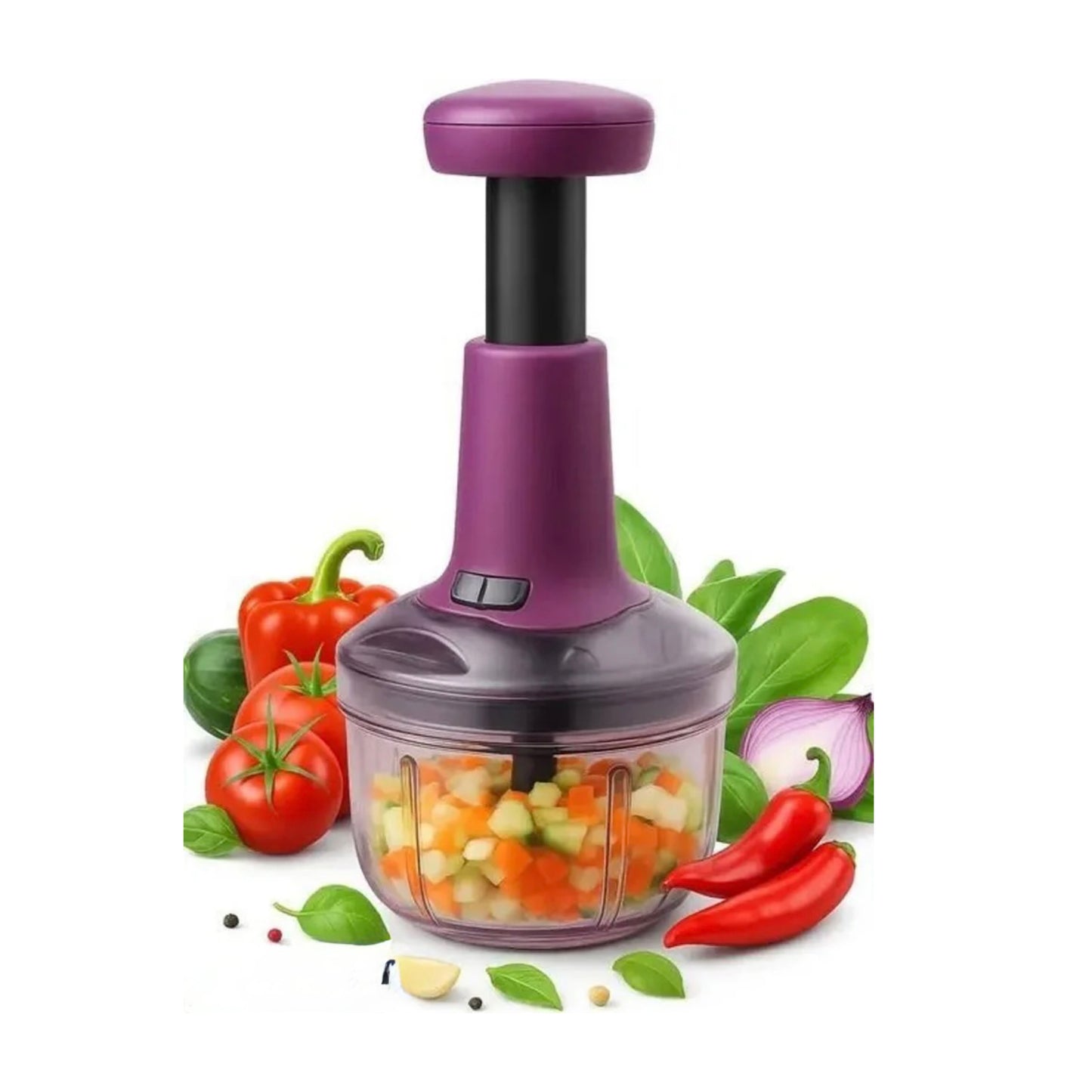 2 Cup Manual Push Food Chopper Pro