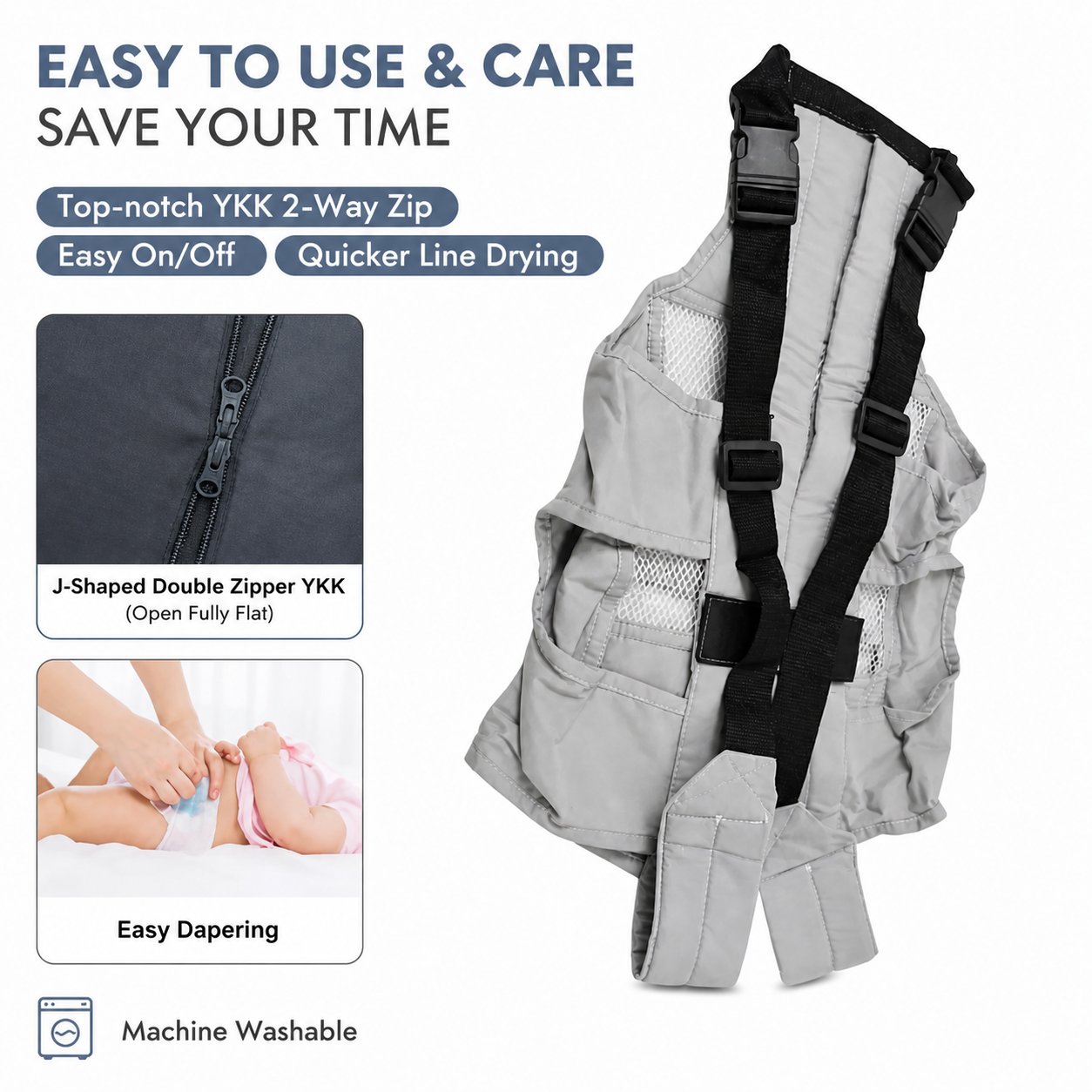 Premium Ergonomic Baby Carrier with Breathable Mesh Support